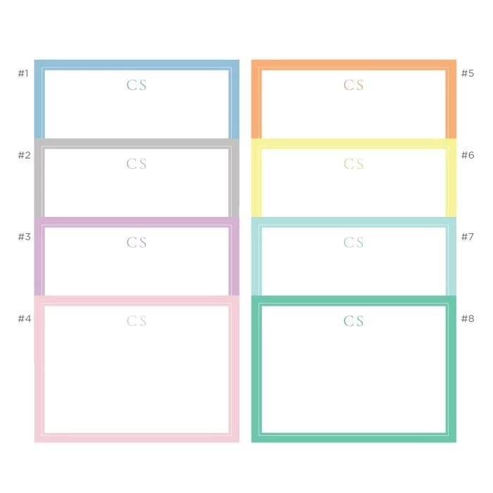 Pastel Thick Border
